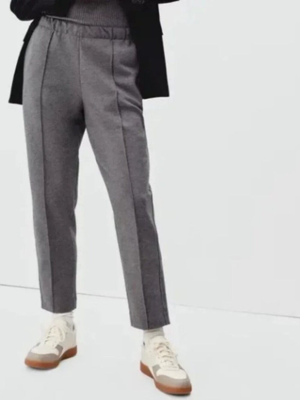 Everlane Cotton Dream Pant, Gray, Size S